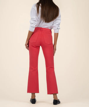 Kelsey High Rise Ankle Flare Strawberry - Eden Lifestyle