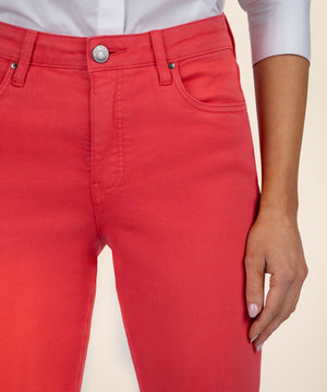 Kelsey High Rise Ankle Flare Strawberry - Eden Lifestyle