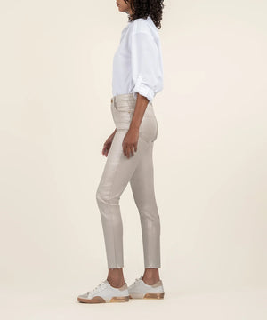 KUT from the Kloth Charlize Coated High Rise Cigarette Leg - Eden Lifestyle