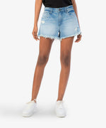 KUT from the Kloth Jane High Rise Long Short (Interlace Wash) - Eden Lifestyle