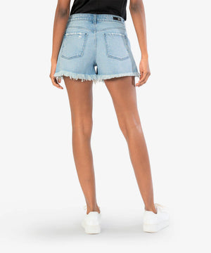 KUT from the Kloth Jane High Rise Long Short (Interlace Wash) - Eden Lifestyle