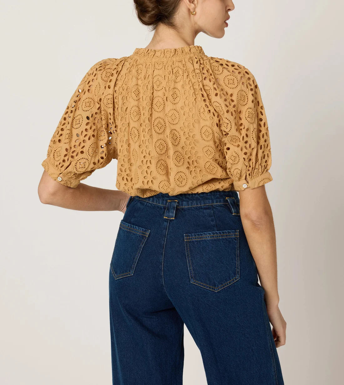 Kate Blouse Wheat - Eden Lifestyle