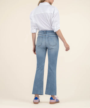 Kelsey High Rise Ankle Flare Honest W/Med Base Wash - Eden Lifestyle