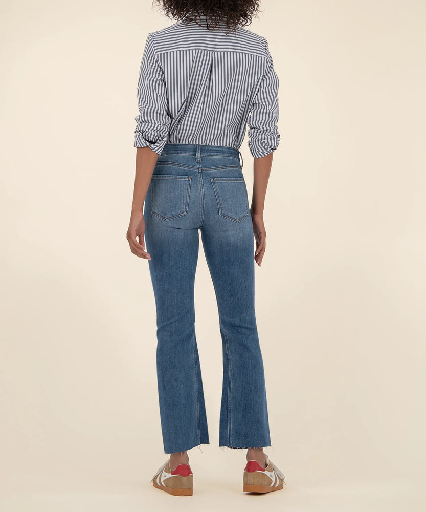 Kelsey High Rise Ankle Flare Pant Rigor Wash