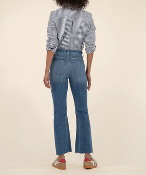 Kelsey High Rise Ankle Flare Pant Rigor Wash