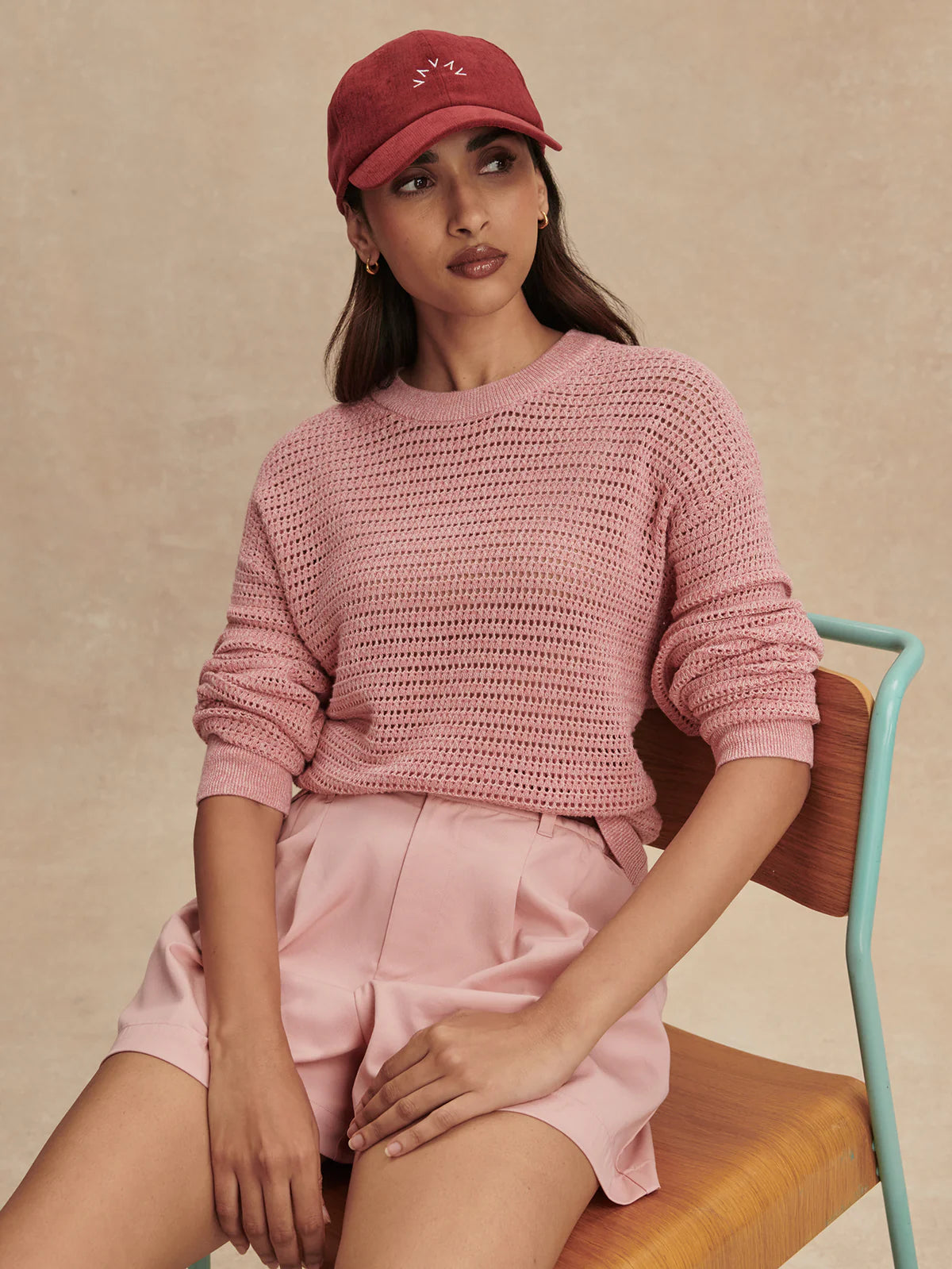 Kershaw Knit Sweater Brandy Rose - Eden Lifestyle