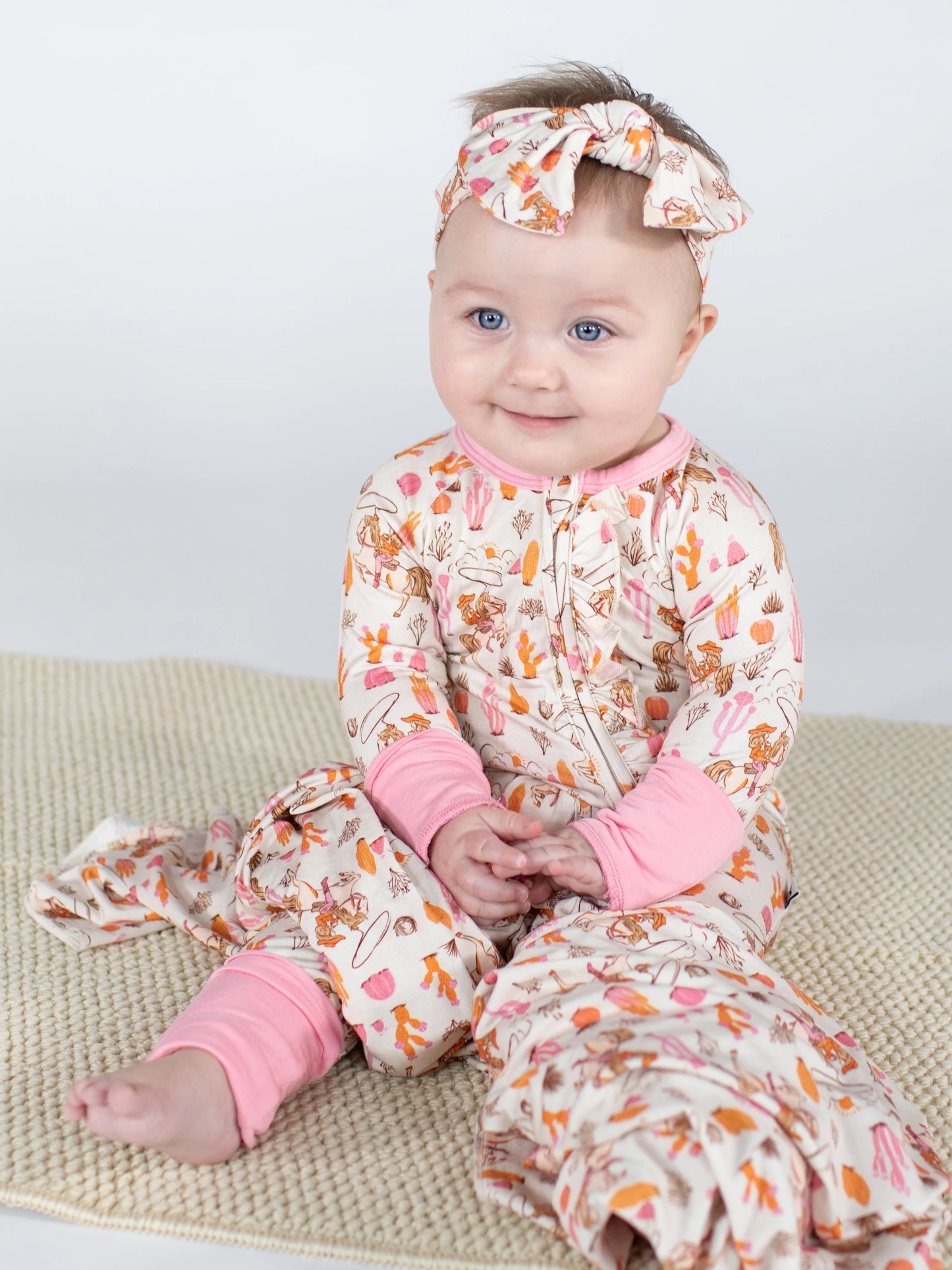 Saddle Up, Cowgirl Long Sleeve Pajamas - Eden Lifestyle