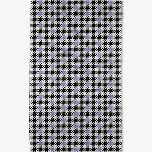 Lilac Houndstooth Kitchen Tea Towel - Eden Lifestyle