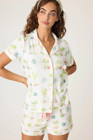 Limes & Sunshine 3-Piece PJ Set - Eden Lifestyle