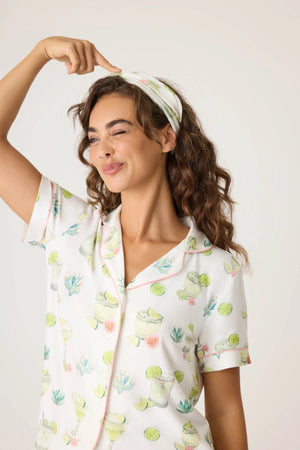Limes & Sunshine 3-Piece PJ Set - Eden Lifestyle