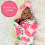 Live Life in Full Bloom Baby Muslin Swaddle Blanket - Eden Lifestyle