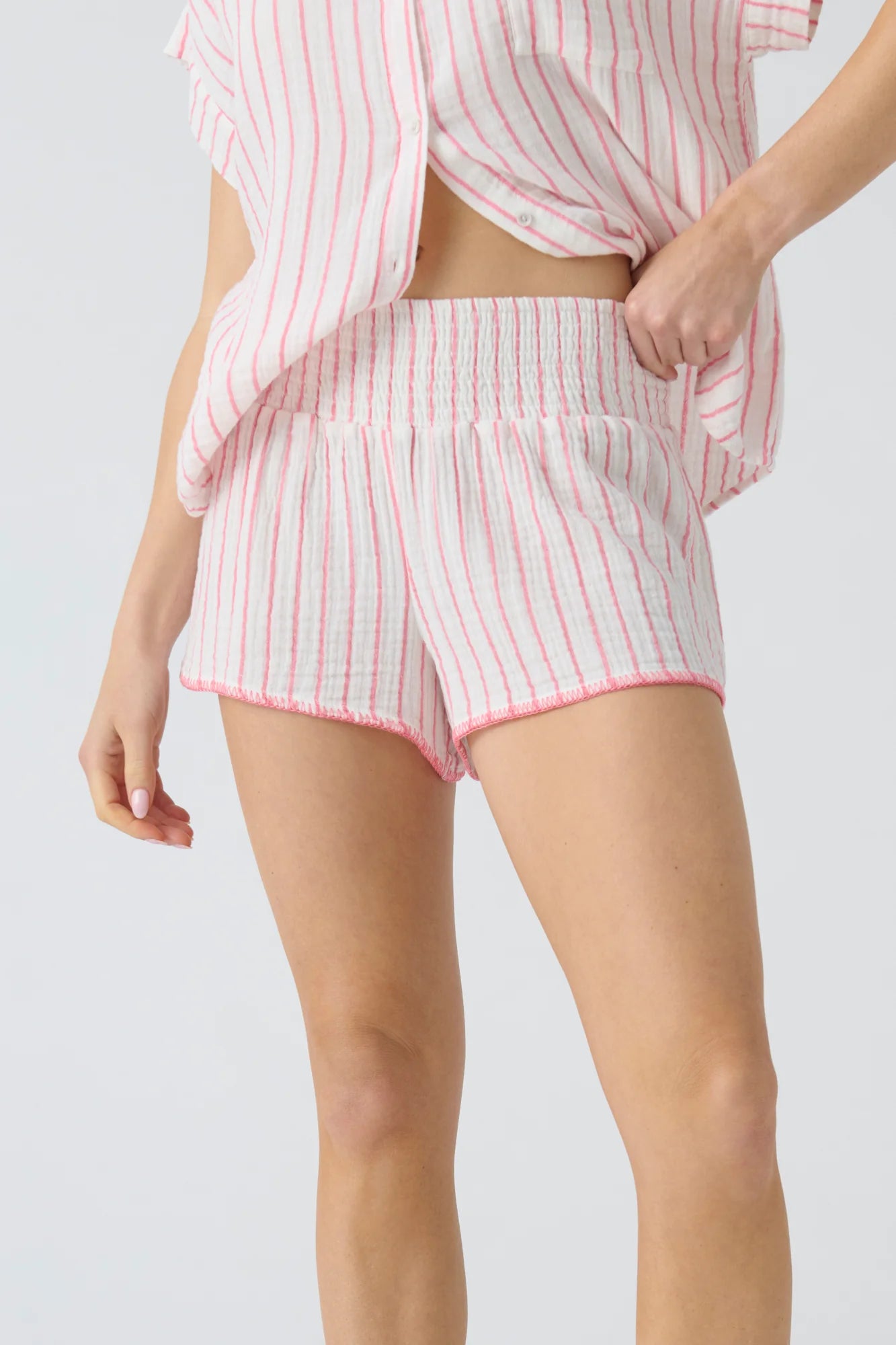 Live in the Moment Stripe PJ Set - Eden Lifestyle