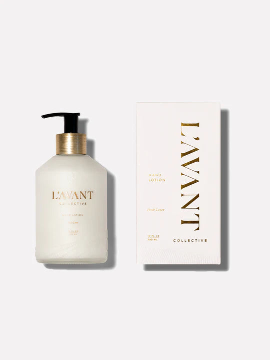 L'AVANT Hand Lotion (Glass Bottle) Fresh Linen - Eden Lifestyle