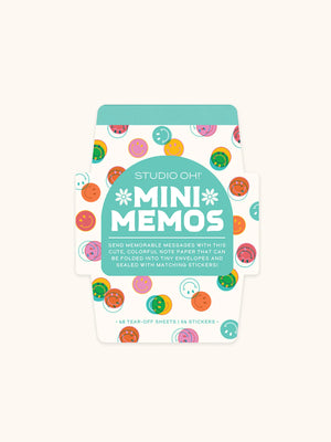 Happy Vibes Mini Memo with Stickers - Eden Lifestyle