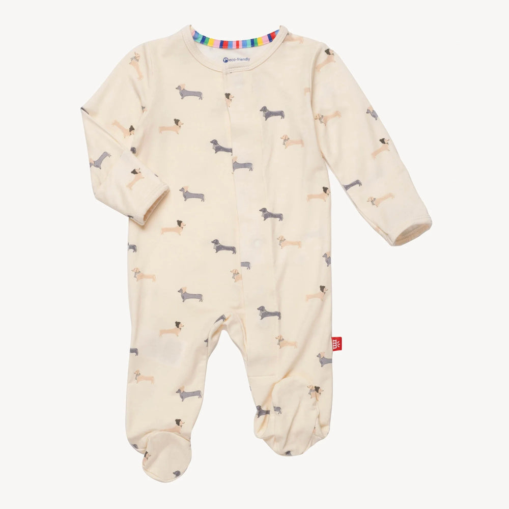 Magnetic Me by Magnificent Baby Beenie Von Weinie Modal Magnetic Parent Favorite Footie