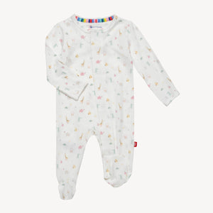 Magnetic Me by Magnificent Baby Pink Little Baby Pretty One Modal Magnetic Parent Favorite Footie - Eden Lifestyle