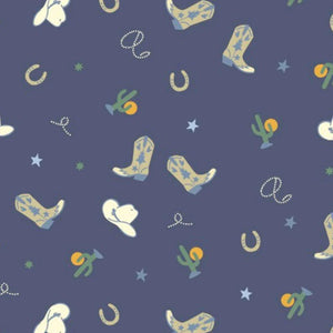 Magnetic Me by Magnificent Baby Rodeo Drive Blue Modal Magnetic Parent Favorite Footie - Eden Lifestyle