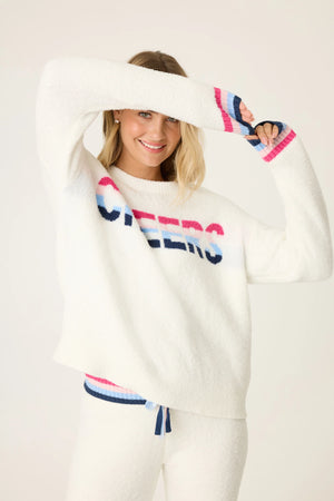 Marshmallow Party Cheers Snuggle Sweater - Eden Lifestyle