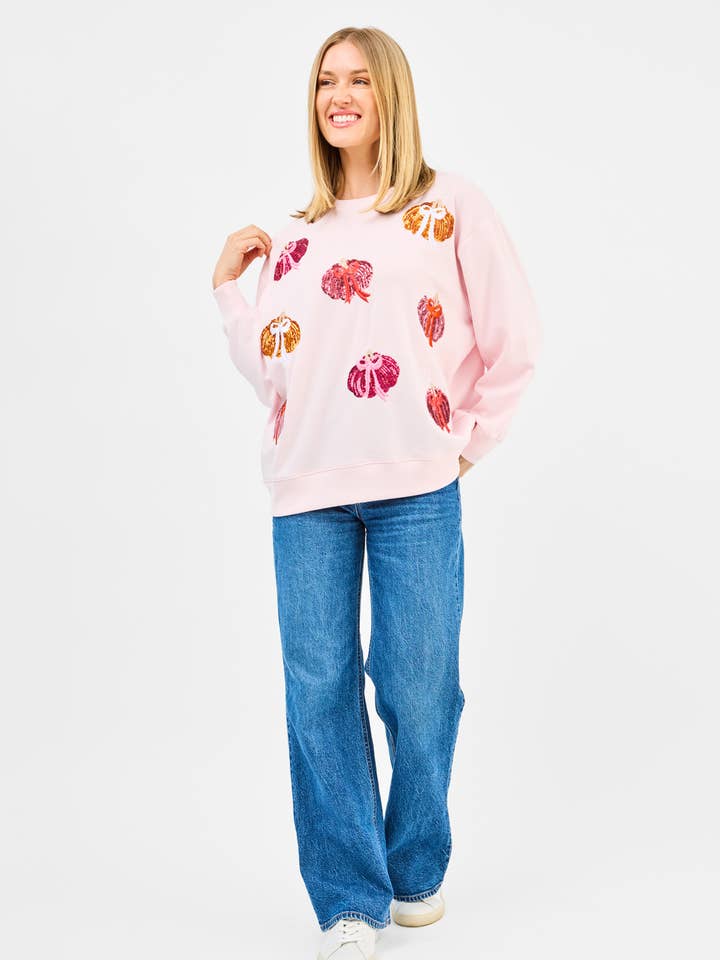 Sarah Pumpkin Bows Sweatshirt - Eden Lifestyle