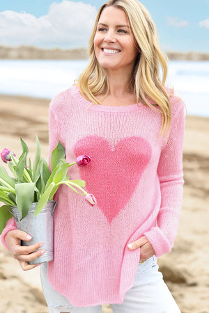 Pure Heart Crew Lightweight Sweater - Eden Lifestyle