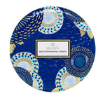 Mediterranean Lemon 3 Wick Tin Candle - Eden Lifestyle