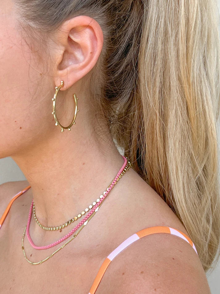 Medium Sweetie Pie Hug Hoops - Eden Lifestyle