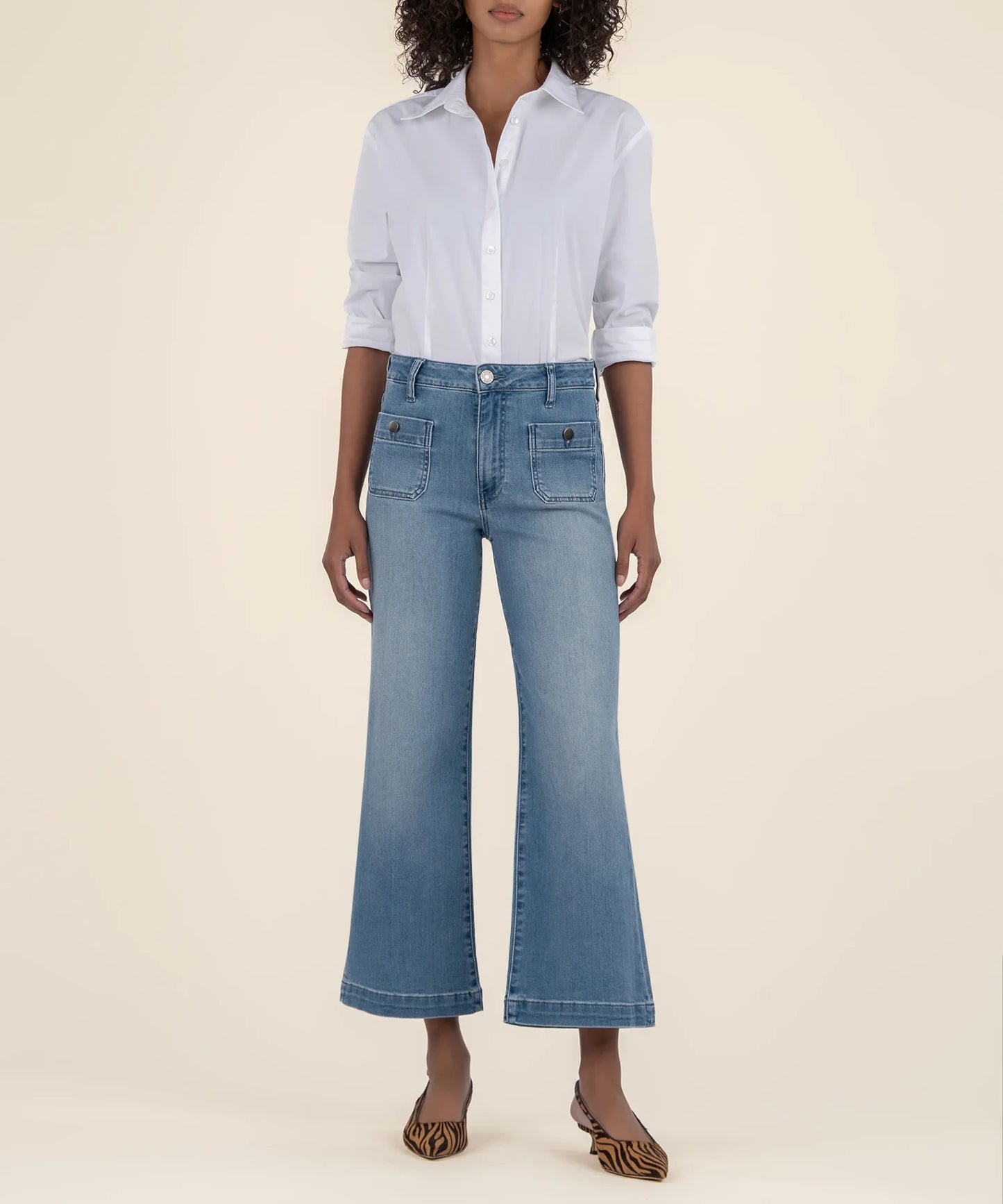 Meg High Rise Wide Leg Assertive - Eden Lifestyle