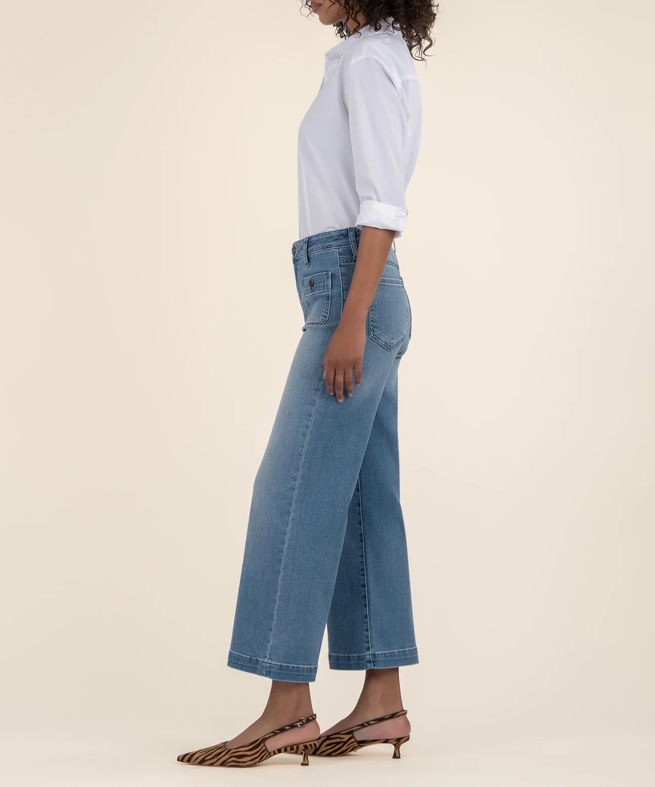Meg High Rise Wide Leg Assertive - Eden Lifestyle