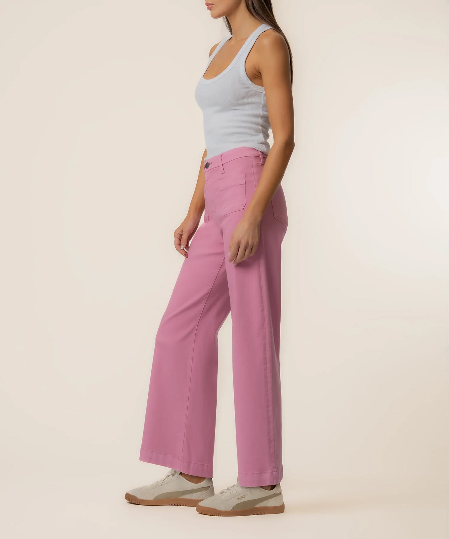 Meg High Rise Wide Leg Cupcake - Eden Lifestyle
