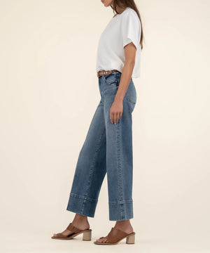 Meg High Rise Wide Leg (Faith Wash) - Eden Lifestyle