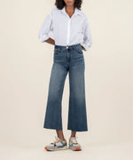KUT from the Kloth Meg High Rise Wide Leg peacefully - Eden Lifestyle