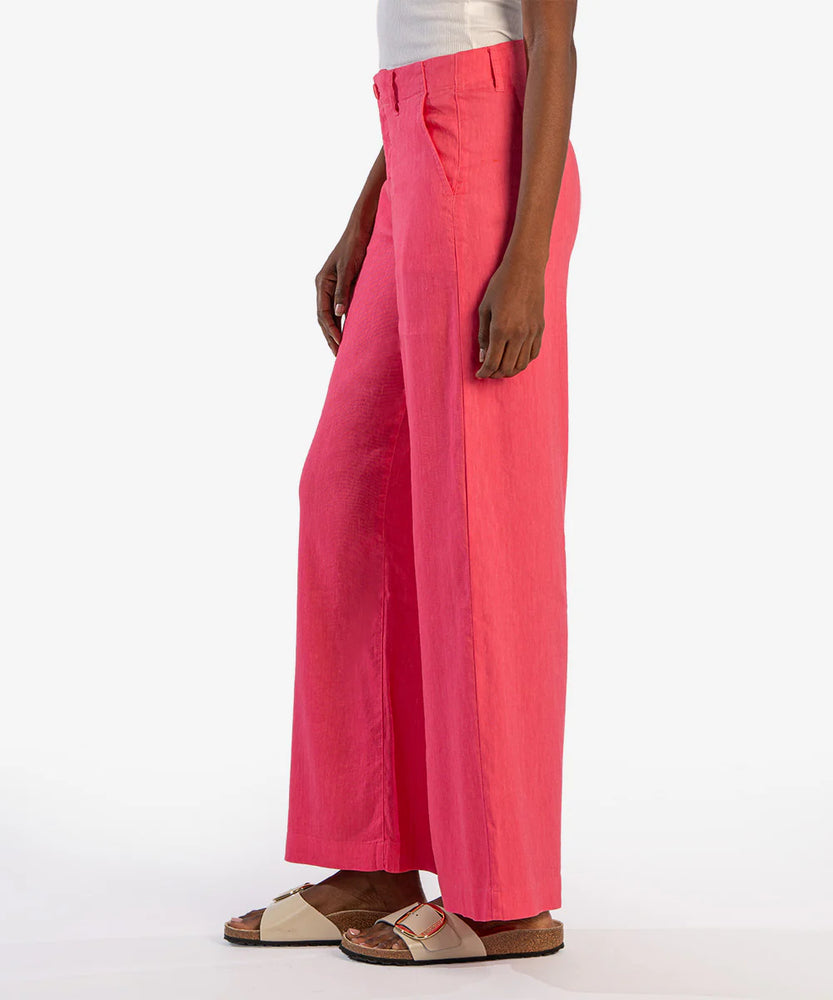 KUT from the Kloth Meg Linen Wide Leg Pant - Eden Lifestyle