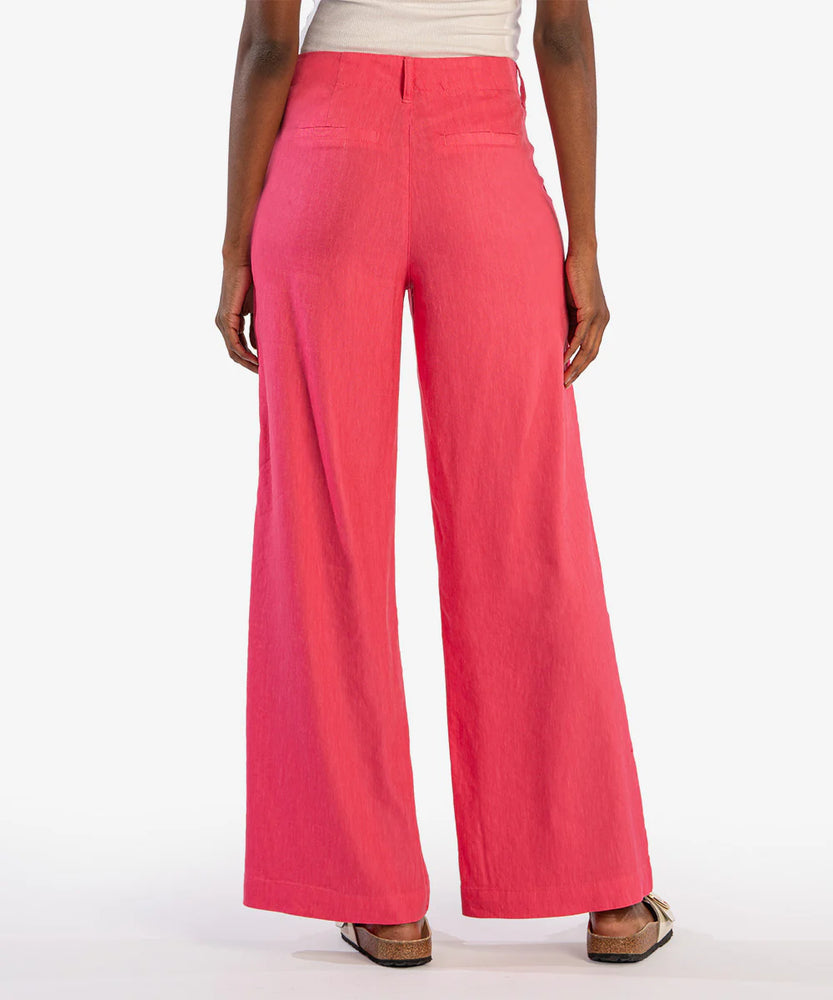 KUT from the Kloth Meg Linen Wide Leg Pant - Eden Lifestyle