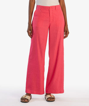 KUT from the Kloth Meg Linen Wide Leg Pant - Eden Lifestyle