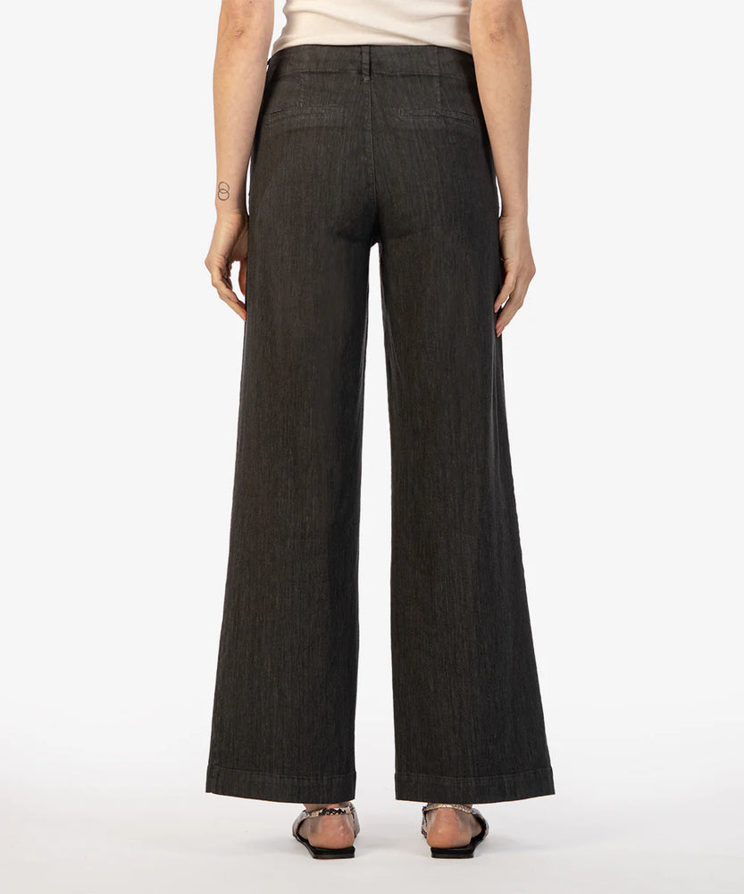 KUT from the Kloth Meg Linen Wide Leg Pants - Eden Lifestyle