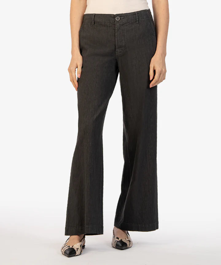 KUT from the Kloth Meg Linen Wide Leg Pants - Eden Lifestyle