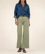 Meg Wide Leg Pant Pistachio