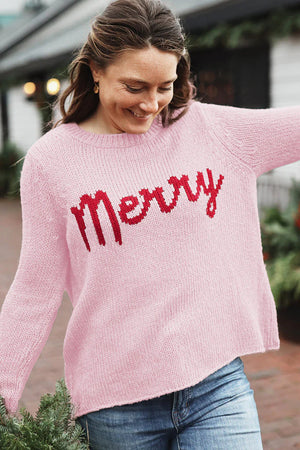 Pink Merry Crew Chunky - Eden Lifestyle