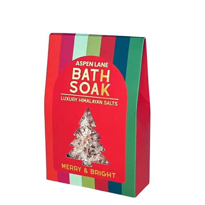 Merry and Bright Bath Soak Gift Stocking Stuffer - Eden Lifestyle