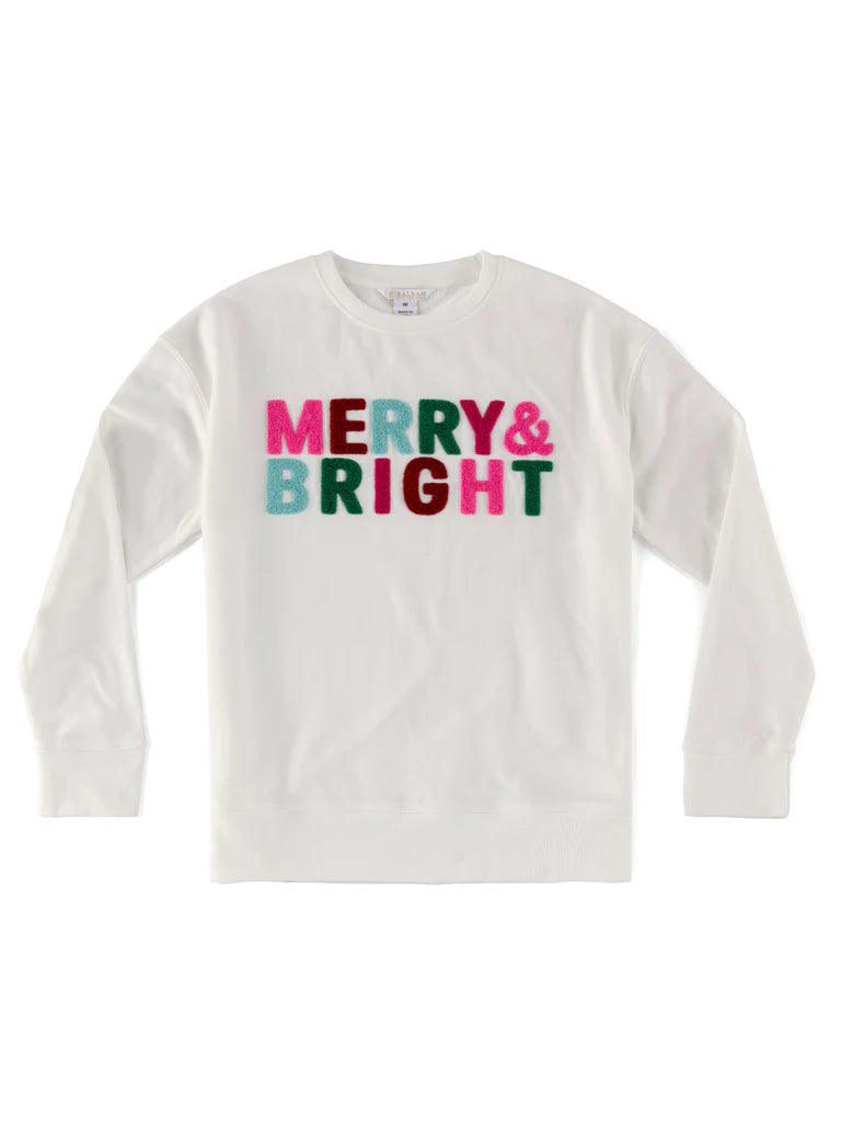 Merry and Bright Sweatshirt - Eden Lifestyle