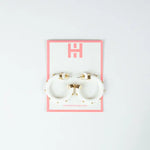 Hoo Hoops Minis - White with Gold Balls - Eden Lifestyle