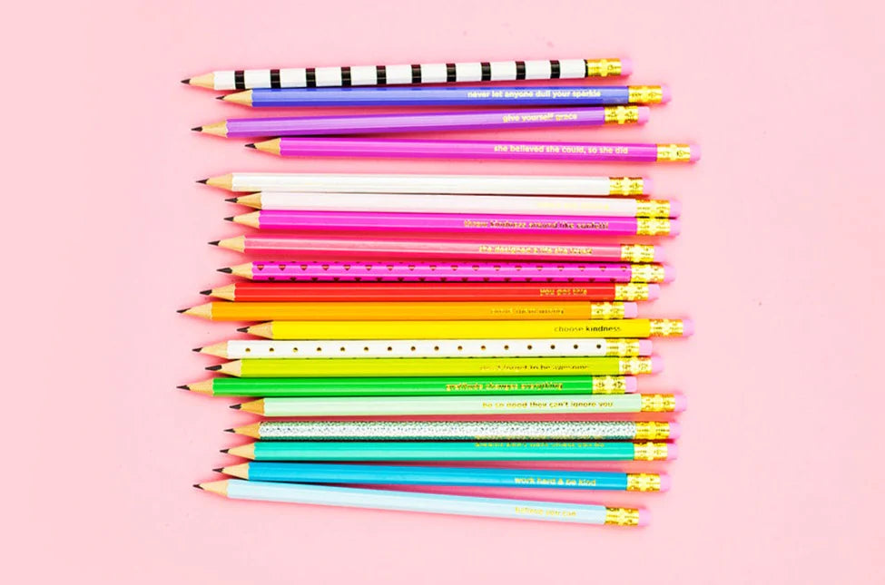 Motivational Pencil Set - Eden Lifestyle