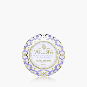 Mountain Lavender & Chamomile Mini Tin Candle - Eden Lifestyle