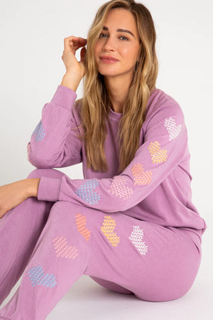 Mountain Love Long Sleeve Top and Pant Set - Eden Lifestyle