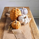 Mud Pie Chunky Pumpkin Sitter - Eden Lifestyle