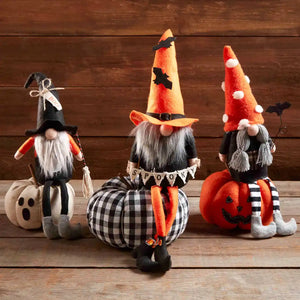 Mud Pie Halloween Pumpkin Gnome - Eden Lifestyle