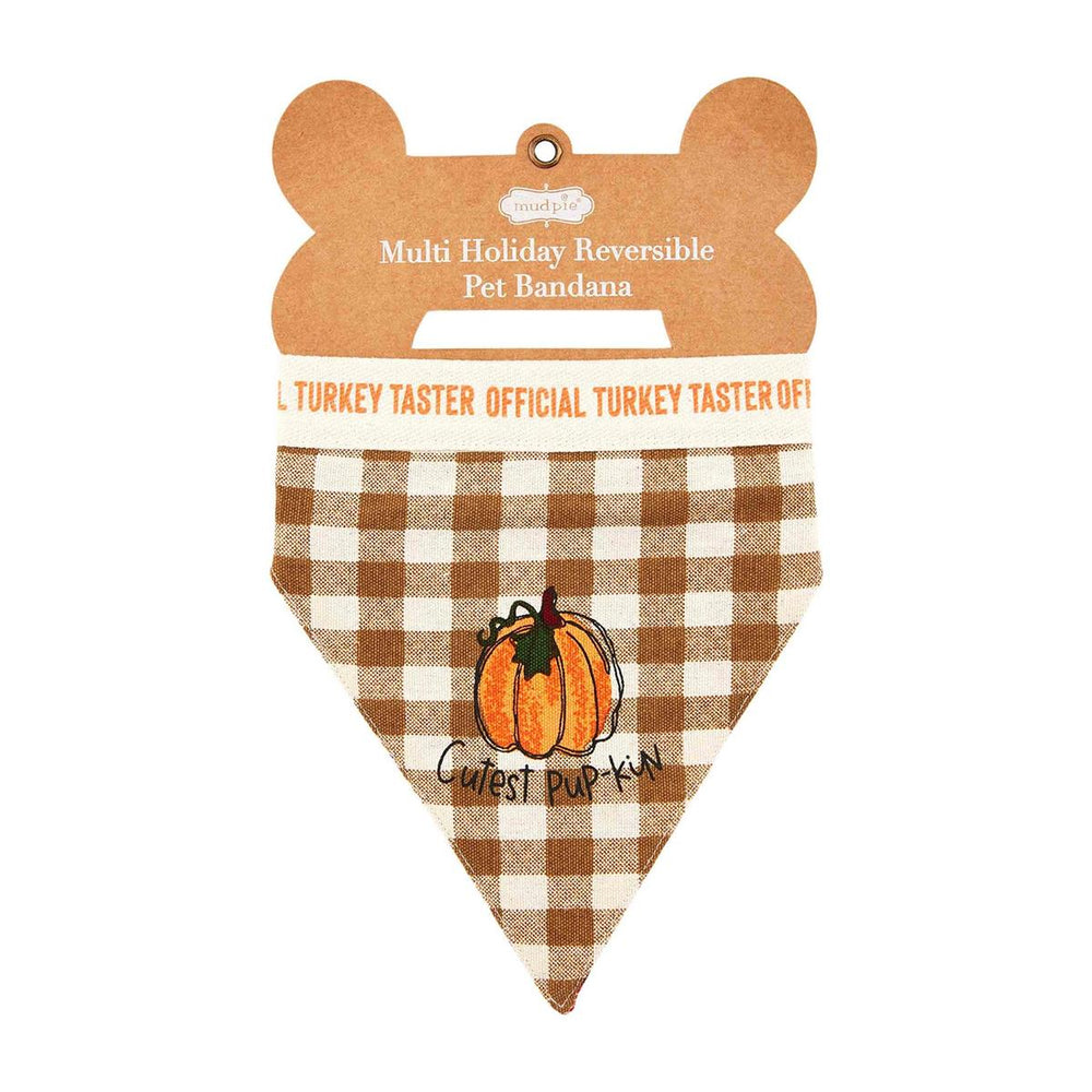 Mud Pie Reversible Holiday Bandana - Eden Lifestyle