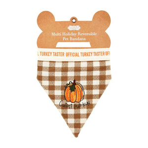 Mud Pie Reversible Holiday Bandana - Eden Lifestyle
