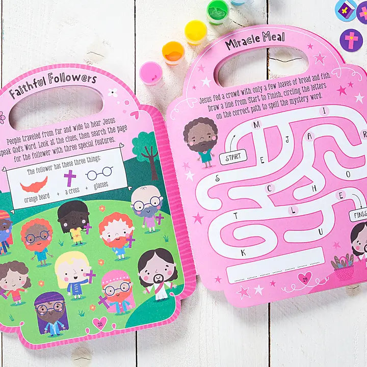 My Pretty Pink Bible Activity Book - Eden Lifestyle