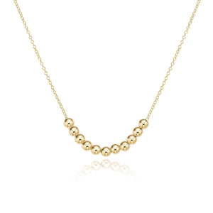 16" necklace gold - classic beaded bliss - Eden Lifestyle
